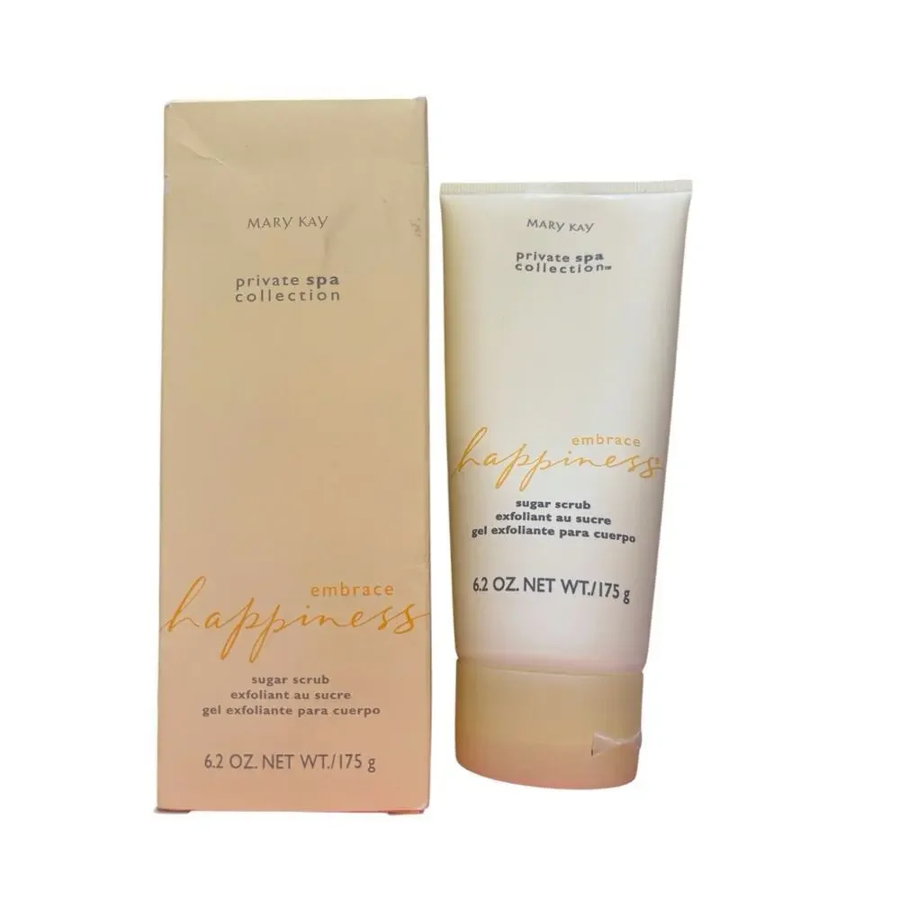 Mary Kay Private Spa Collection Sugar Scrub Embrace Happiness 6.2 Oz With Box